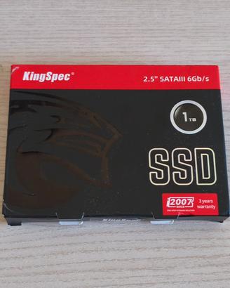 disco ssd 1TB interno kingspec  -nuovo -