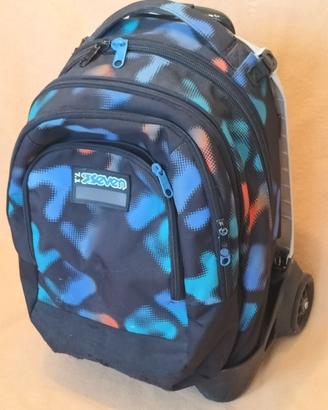 Zaino scuola con trolley sganciabile Seven