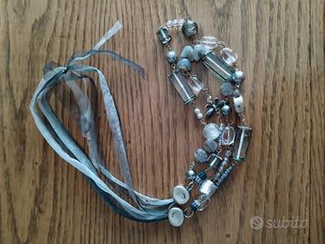 collana lunga fatta a mano 