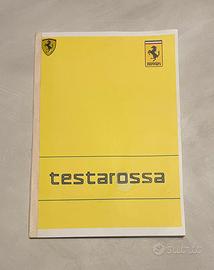 Ferrari Testarossa libretto uso e manutenzione.