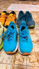 Scarpe running Asics e Mizuno