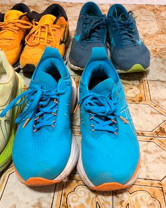 Scarpe running Asics e Mizuno