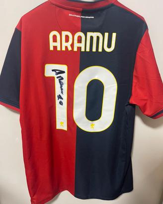 Maglia Genoa Castore 2022/2023 con autografi XL