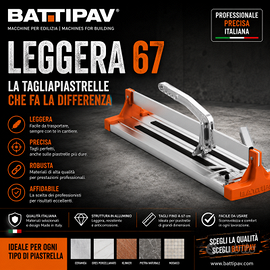 Battipav Leggera 67 Tagliapiastrelle Manuale Prof