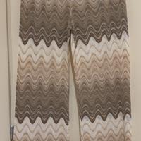 Pantaloni stile Missoni L filo lurex