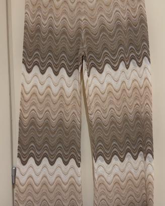 Pantaloni stile Missoni L filo lurex