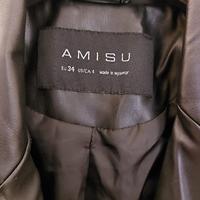 Giacca lunga donna in ecopelle