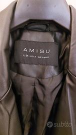 Giacca lunga donna in ecopelle