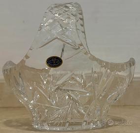 Cestino cristallo Velaska Bela hand made