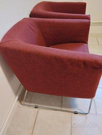 poltroncina in tessuto sfoderabile