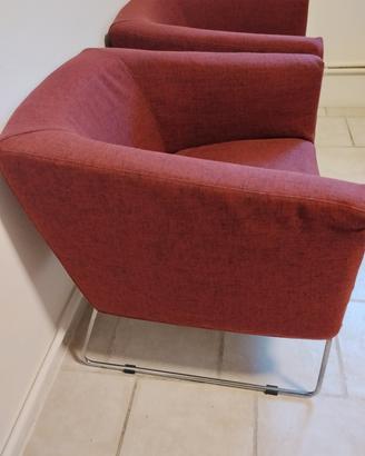 poltroncina in tessuto sfoderabile