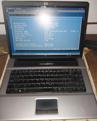 Portatile HP Compaq 6720s come da foto
