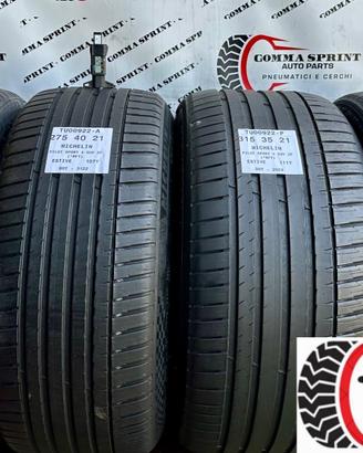 4 PNEUMATICI 275/40 315/35 R21 MICHELIN ESTIVE 80%