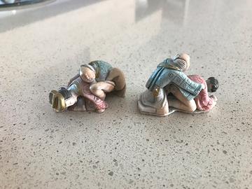 Statuette stile giapponese Netsuke vintage