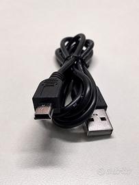 Cavo Mini USB a USB-A Dati e Ricarica Nero