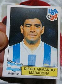 Figurina Calciatori Usa 1994 N°257 MARADONA Con