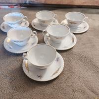 Tazze da the vintage in porcellana thun