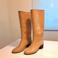 Stivali pluviali da donna beige