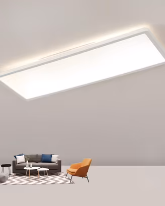 Plafoniera LED Rettangolare 24W 4500K Bianca IP44