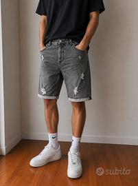 Bermuda jeans Only & Sons grigio slavato