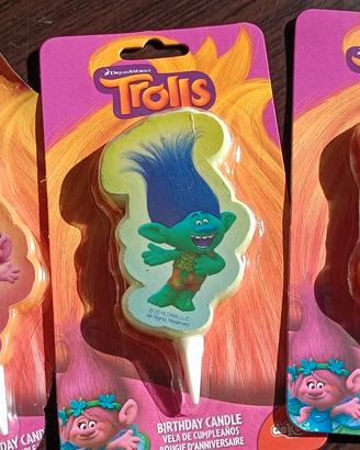 Candela compleanno Trolls