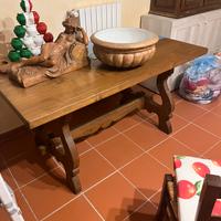 Tavolo da cucina o sala in castagno