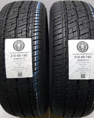 2 GOMME 215 60 16C AVON A52241