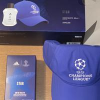 Profumo Adidas+Cappellino Champions league