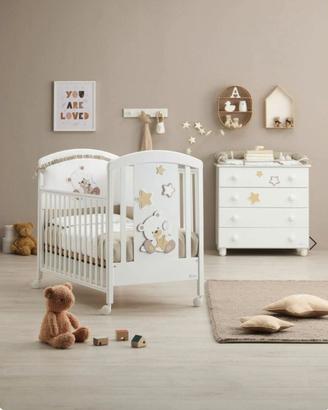 Culla e bagnetto con fasciatoioAzzurra design Dido
