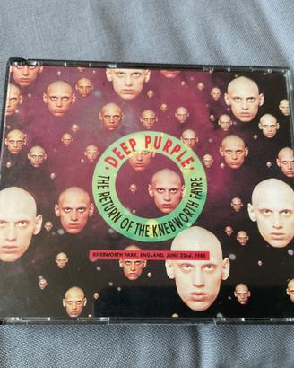 Cd Deep Purple , the return of knebworth fayre liv