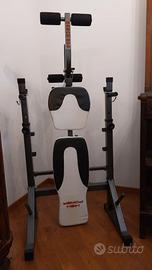 HIGH POWER Panca Fitness 860 Grigio/Bianco