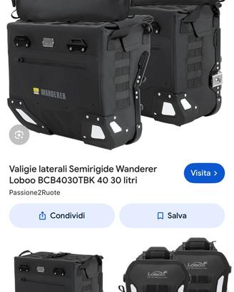 Borse moto bmw 1200/1250 1 dal 2013 2 2019 in poi