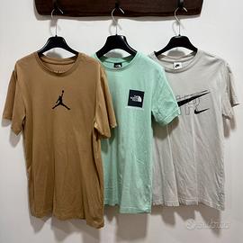 Set tre magliette (Nike, Jordan, The North Face)