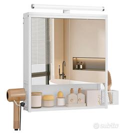 Specchio bagno con luce LED 