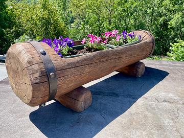 Fioriere in legno di larice