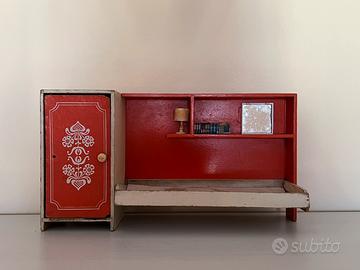 Cameretta Frade Vintage Per Bambole.