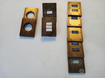 Placche in metallo per interruttori