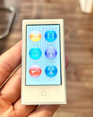 Apple iPod Nano 16GB 7th Gen A1446 Silver Working