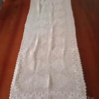 tendina a vetro fatta all uncinetto vintage 