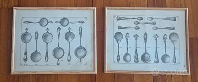 Stampe originali  d'epoca - cucina