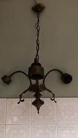 Lampadario Vintage Anni ‘40/‘50 –  da Restaurare!