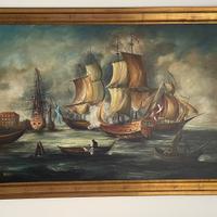 Olio su tela Vascelli