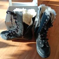 stivale Superga con pelo 