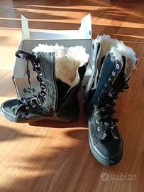 stivale Superga con pelo 