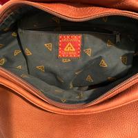 Vintage borsa in pelle color cammello