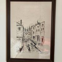 Quadri a china 58x78cm di Gualtiero Brianzoli 1978