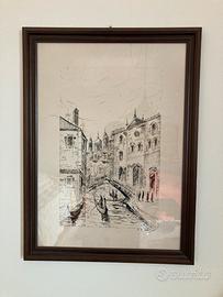 Quadri a china 58x78cm di Gualtiero Brianzoli 1978