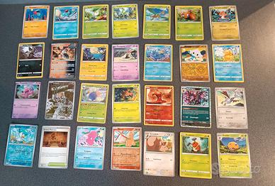Lotto carte Pokemon da collezione 