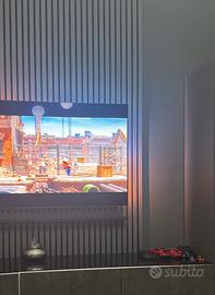 Ripiano in vetro temprato nero