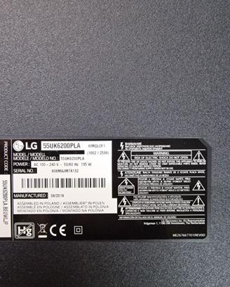 TV LG 55UK6200PLA